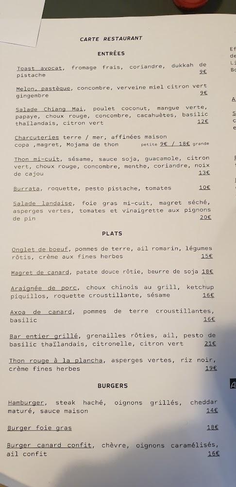 La cantine du oyes - Menu Image 3